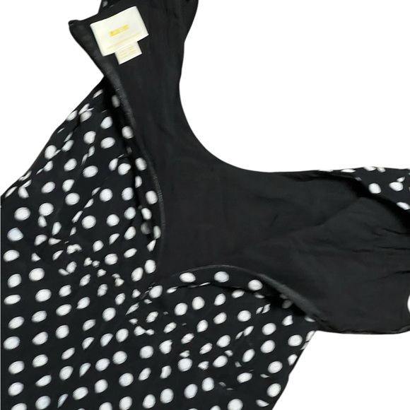 SOLD Maeve Anthropologie Gathered Tulip Polka Dot Dress 10P - Picture 6 of 10